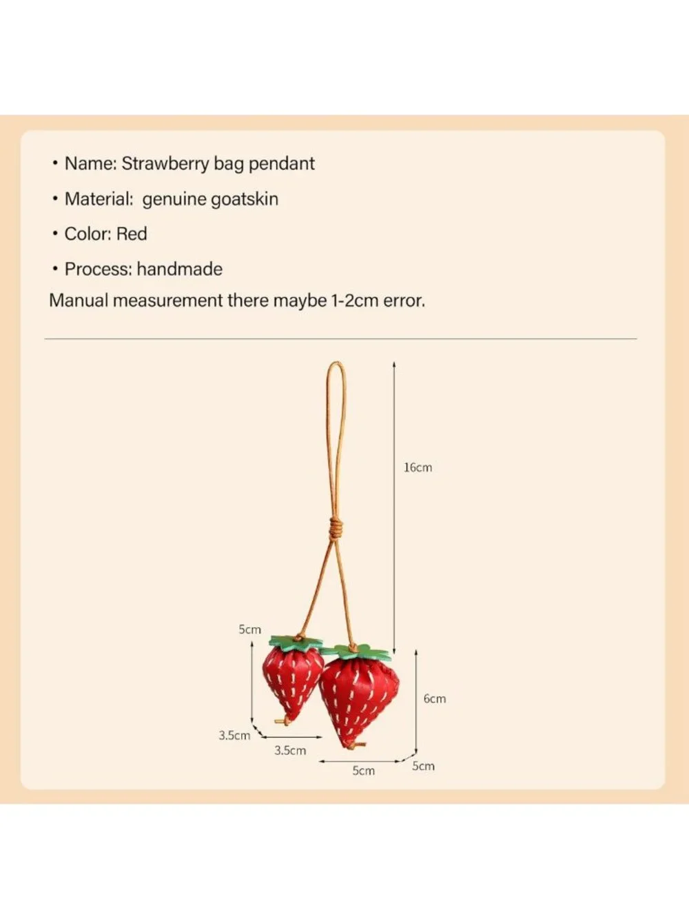 Stylish Leather Keychain & Purse Charm - Fun Simulated Food Bag Accessory